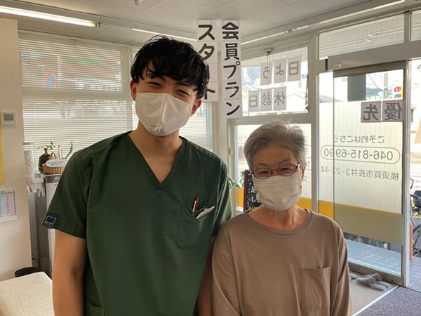 お客様とツーショット