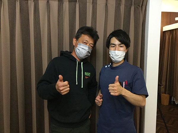 お客様とツーショット