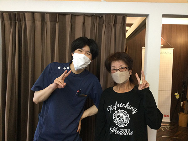 お客様とツーショット