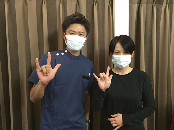 お客様とツーショット