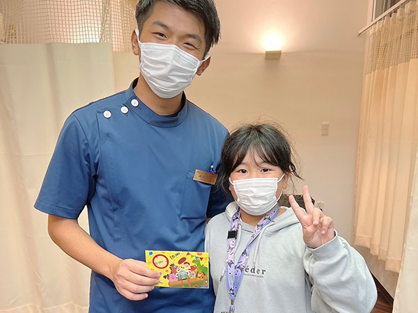 お客様とツーショット